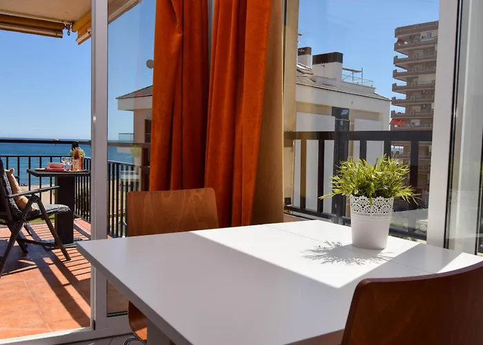 Ref 228 De 1 Con Vistas Al Mar En Primera Linea De Playa En Boliches Apartment