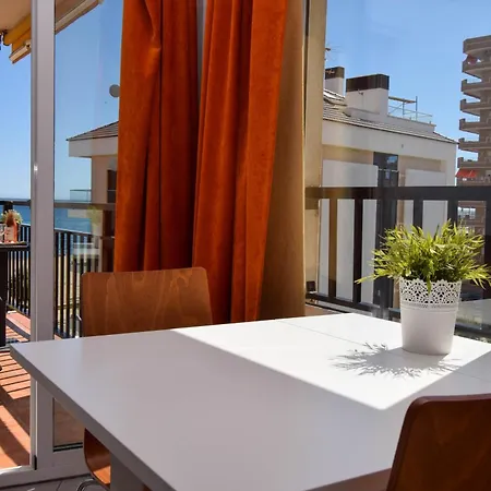 Ref 228 De 1 Con Vistas Al Mar En Primera Linea De Playa En Boliches Апартаменти